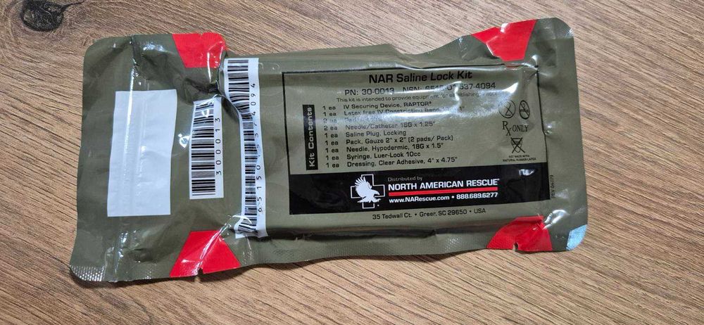 Новий комплект NAR Saline Lock Kit для катетеризації