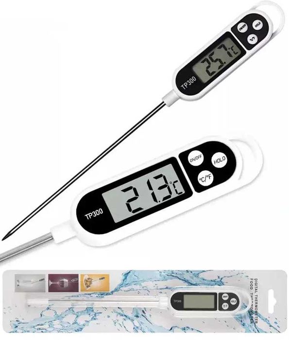 Termometr kuchenny cyfrowy sonda lcd -50 do 300 stopni do mięs