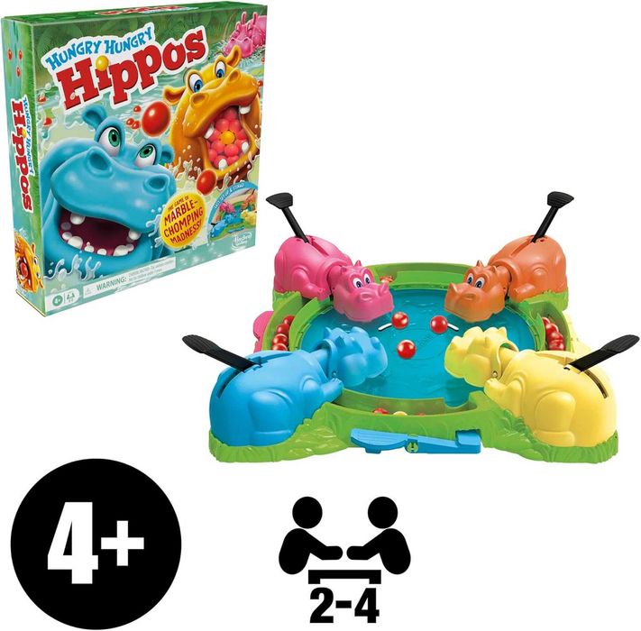 Настільна гра  Голодні бегемотики Hungry Hungry Hippos Game F8815