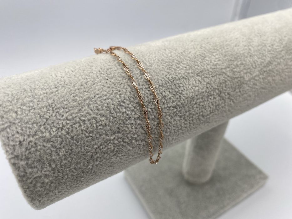 Delikatna złota bransoletka 16cm od HaloGSM