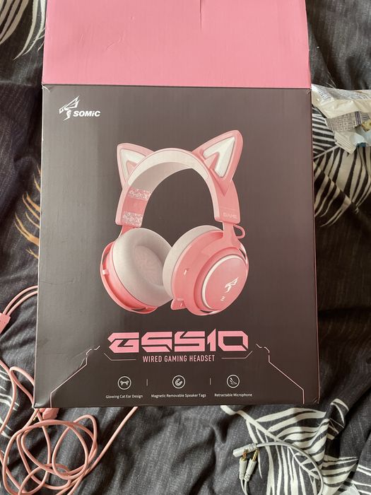Навушники SOMIC GS510 Cat Ear Style (Pink)