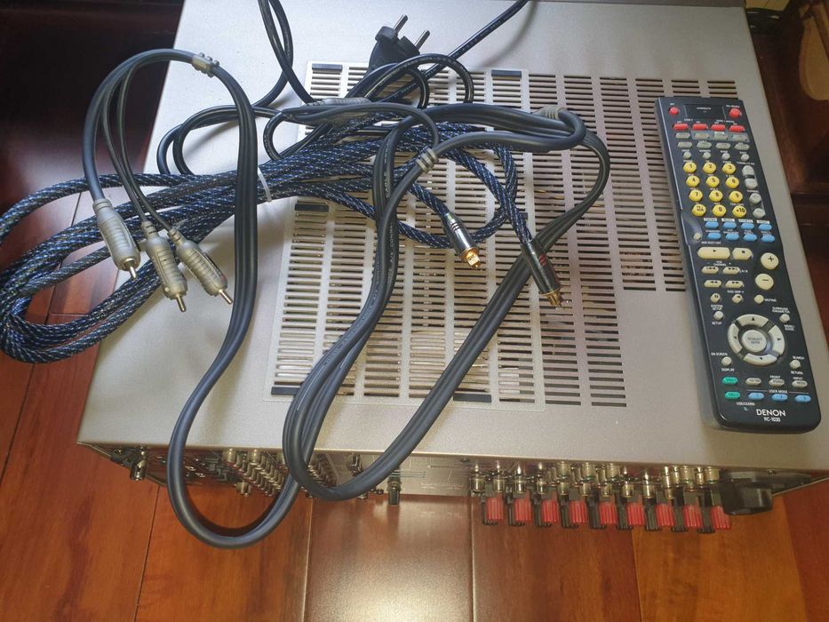 Японський AV-Ресивер / Підсилювач / Усилитель Денон Denon AVR-2807 (7.1, 500W) + Оригінальний пульт, всі кабелі та доки, Стан ідеал - Торг!