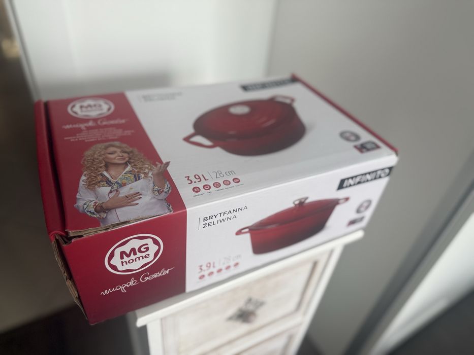 MG home NOWA brytfanna żeliwna Infinito 3,9l 28cm
