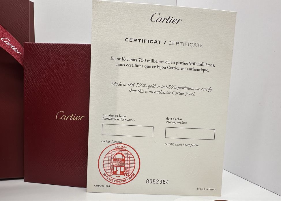 Комплект під браслет Cartier Картьє Цвях .Новий.