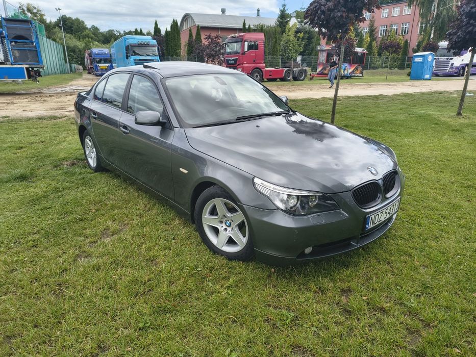 BMW523i/E60/Sprowadzony/Stan bdb/Zamiana na Busa/177KM/Xenon/Lift/Manual/
