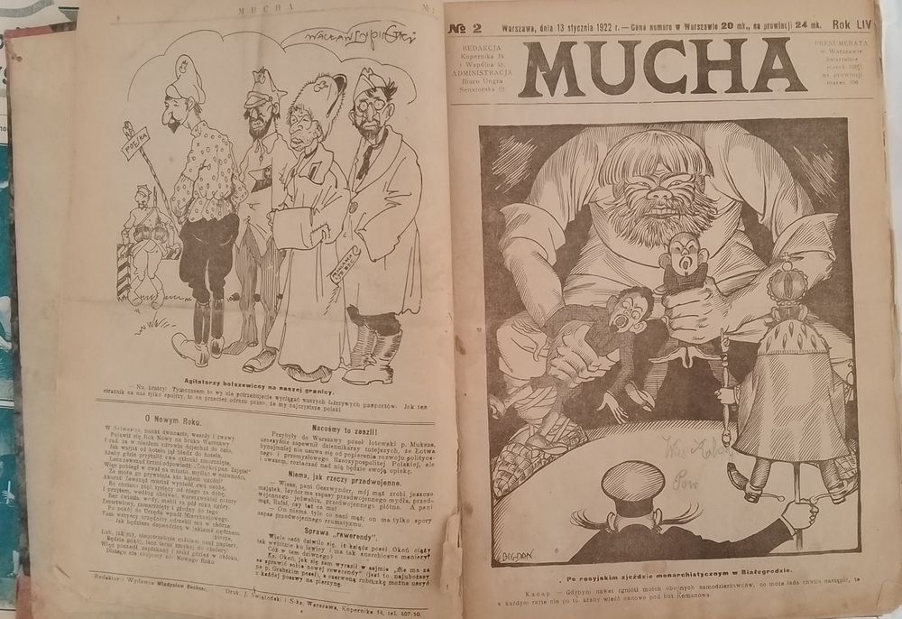 Czasopismo Mucha rocznik 1922