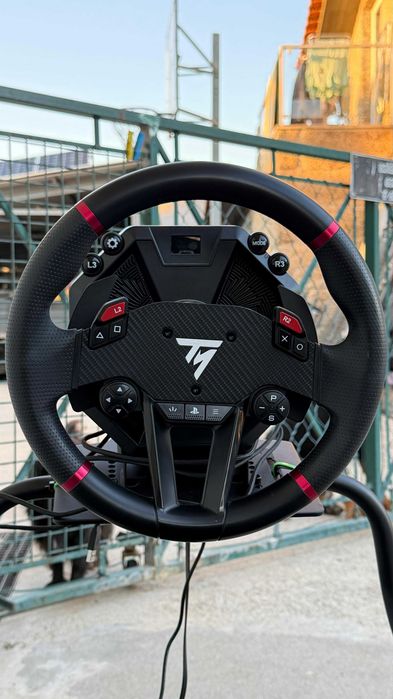 Cadeira Playseat Challenge + Volante Thrustmaster T598 Racing Wheel PS5/PS4/PC + Servo Base + Pedais