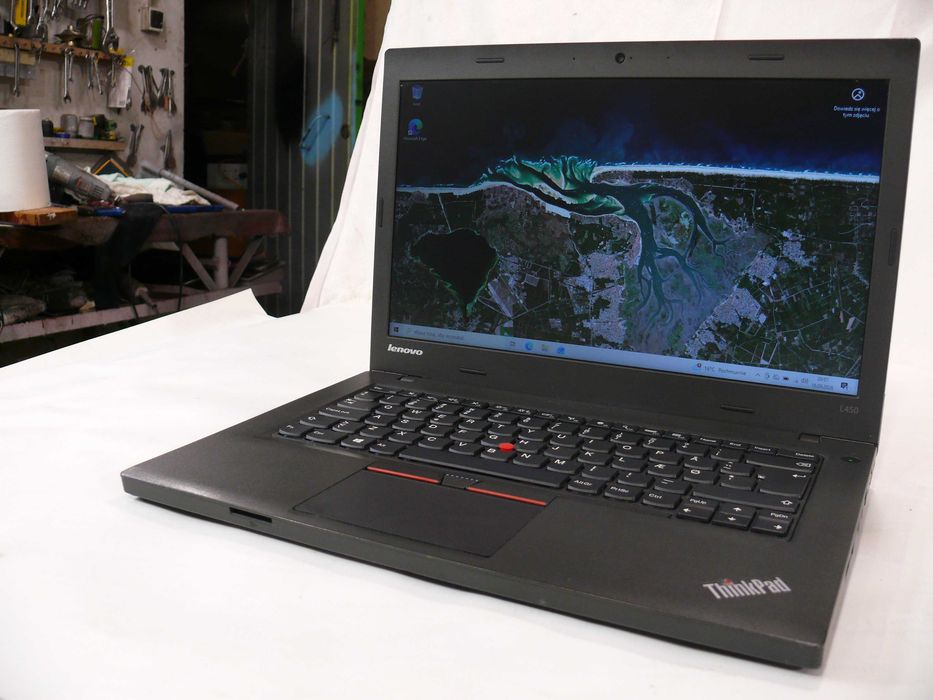 LENOVO L450, SSD256/8g ram, Core i5-4300U , bat. 71,4%.