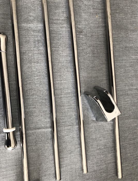 4 bocas para fogao novas e dois modelos  cabides novos