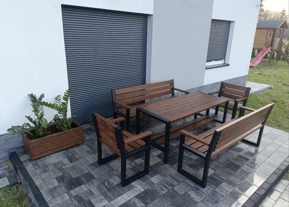 Meble ogrodowe nowoczesne wypoczynkowe loftowe loft
