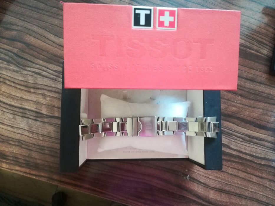 Tissot bransoletka męska plus pudełko z dokumentami