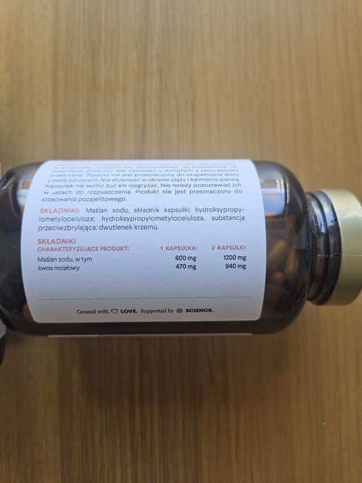 Maślan sodu Forte Health Labs Care 120 kapsułek