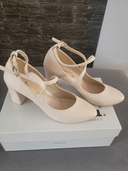 Buty ślubne Brilu. 37