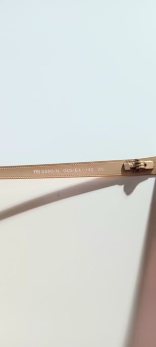 Óculos sol femininos RAY-BAN 3580-N Blaze olho gato, um dia uso