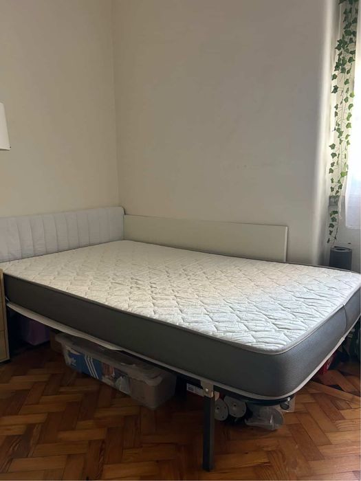 Estrado de cama + colchão