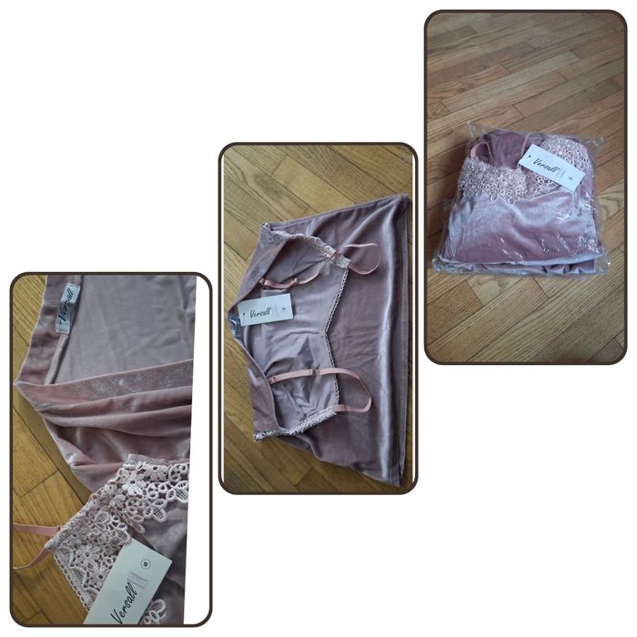 Велюрова жіноча піжама 4 в 1 Versall, розмір S