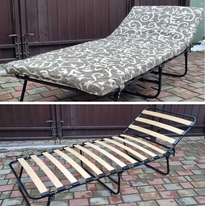 Кровать складная Раскладушка Розкладушка Ліжко Розкладачка з матрацом