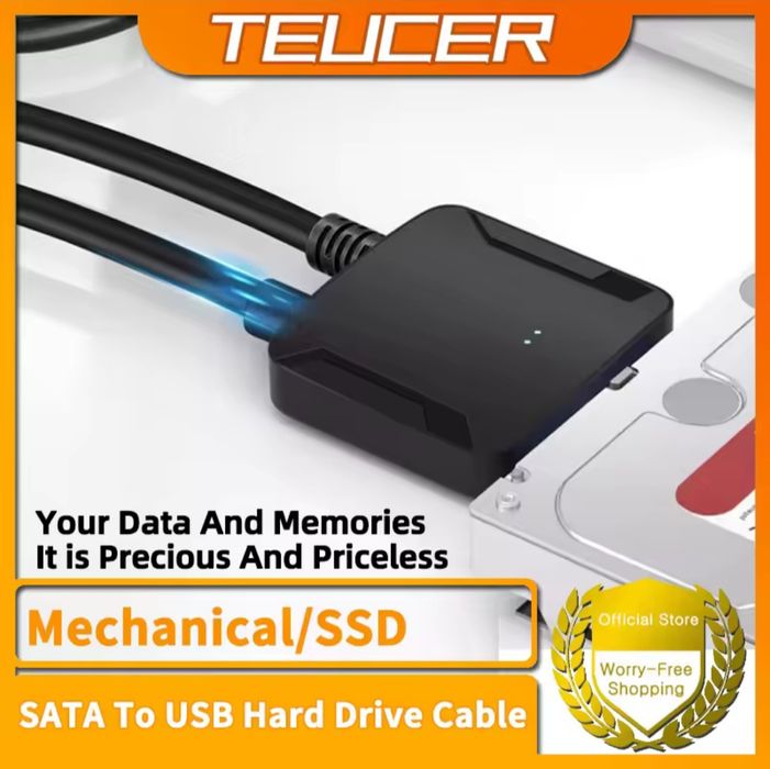 Адаптер SATA-USB 3.0 с блоком питания
