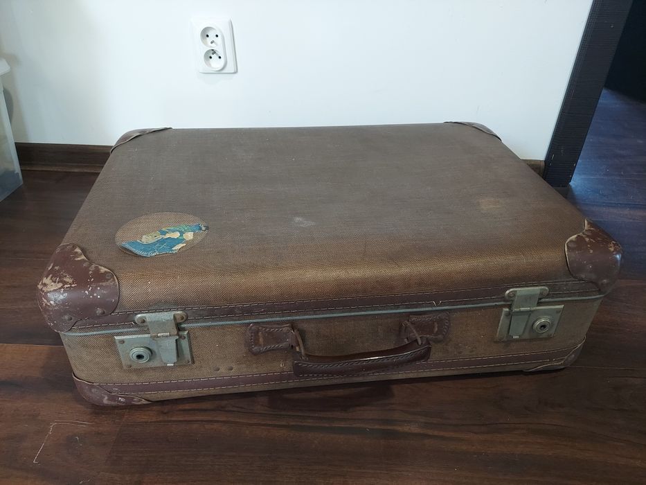 Walizka antyk PRL Vintage