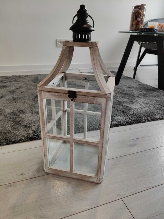 Duże Lampiony drewniane