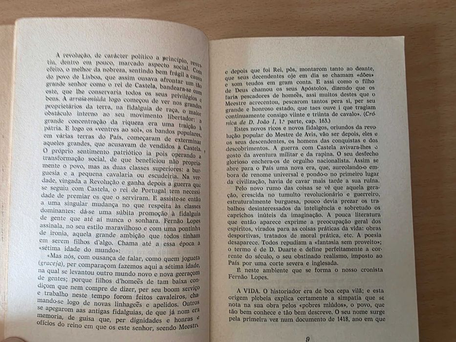 Livro "Crónica de D. João I" de Fernão Lopes