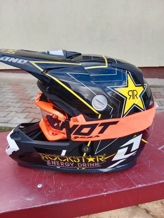 Kask Rockstar+Gogle roz 58-62 L
