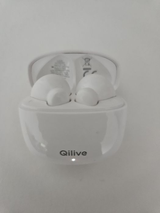 Auriculares Bluetooth Qilive (TWS) – Como Novos – Branco