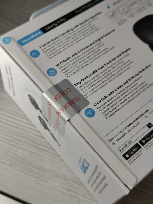 Навушники Anker Soundcore Liberty 4 Pro, нові запаковані