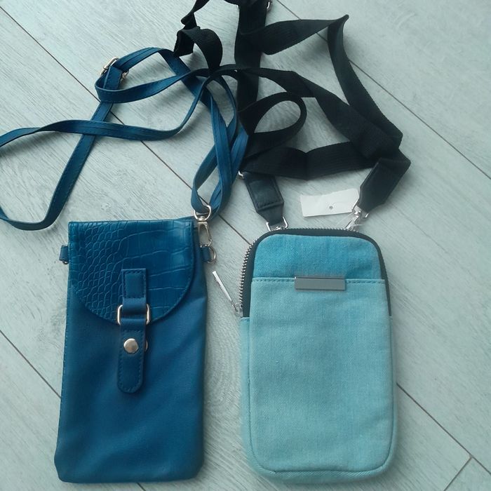 Dwie Torebki  na telefon ( np. C&A)