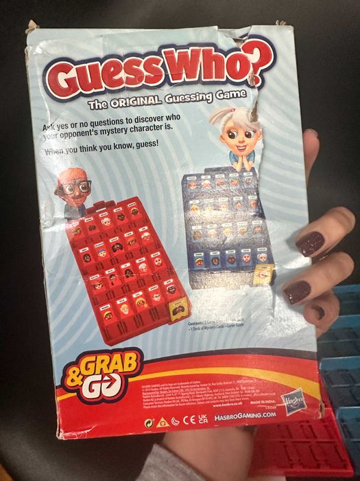настільна гра Вгадай Хто? від Hasbro Gaming дорожня версія