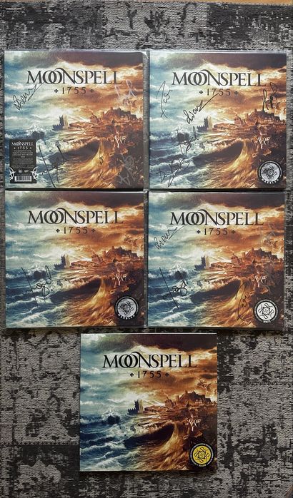 Vinil - Moonspell (Diversos) Autografado