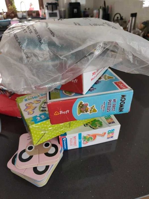 Duży zestaw puzzli dla Malucha, pierwsze puzzle