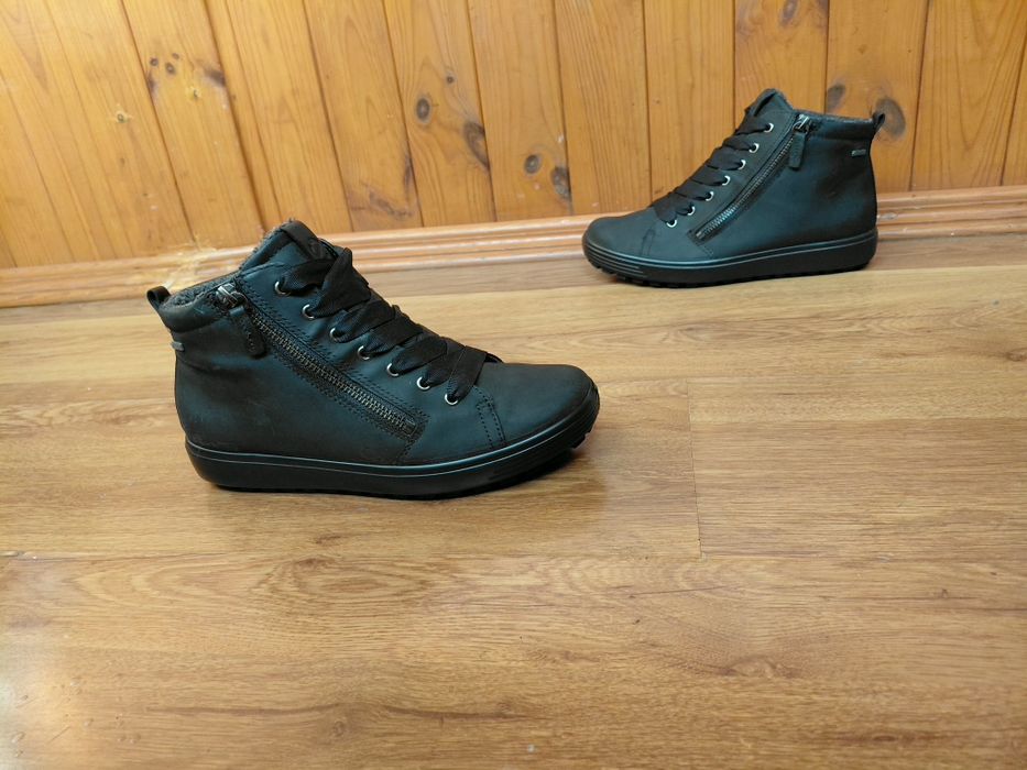 АКЦІЯ. Рр 38 ECCO SOFT 7 Trend фірмові шкіряні демісезонні черевики