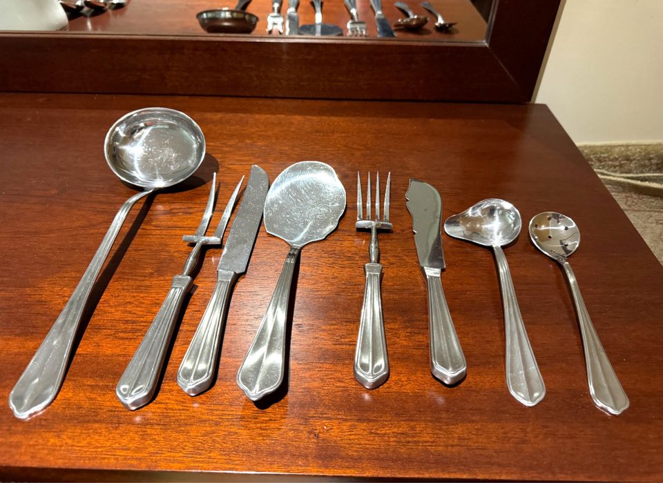 Complete Cutipol Flatware Set for 12 People64751221399810121
