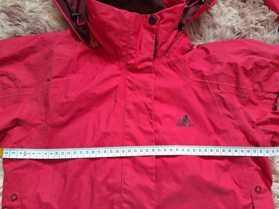 Kurtka Adidas clima proof rozm S 36 ciemny róż