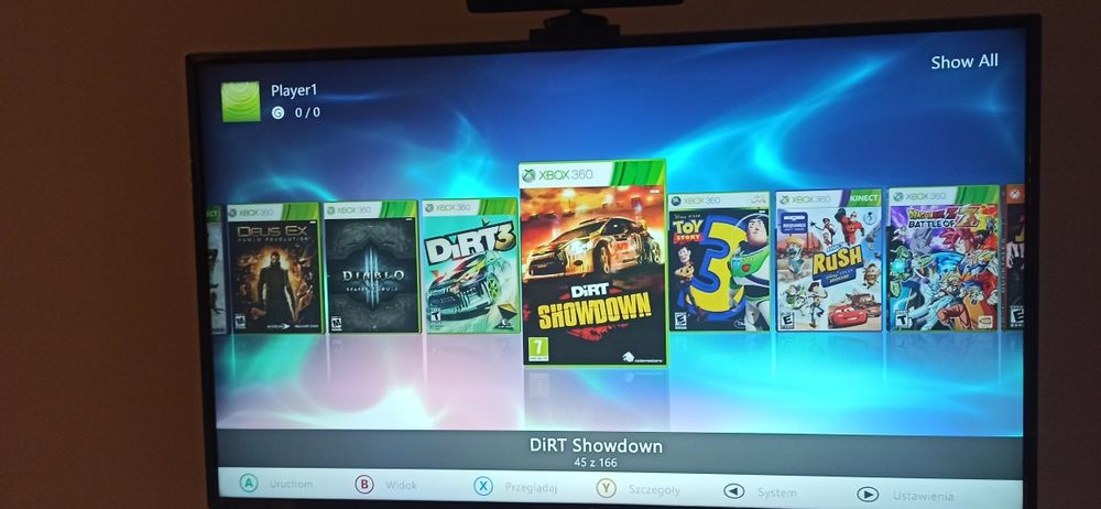 Xbox 360 RGH3 -100% ok,kinect, 2 pady, Hdd 1TB, Emulatory retro