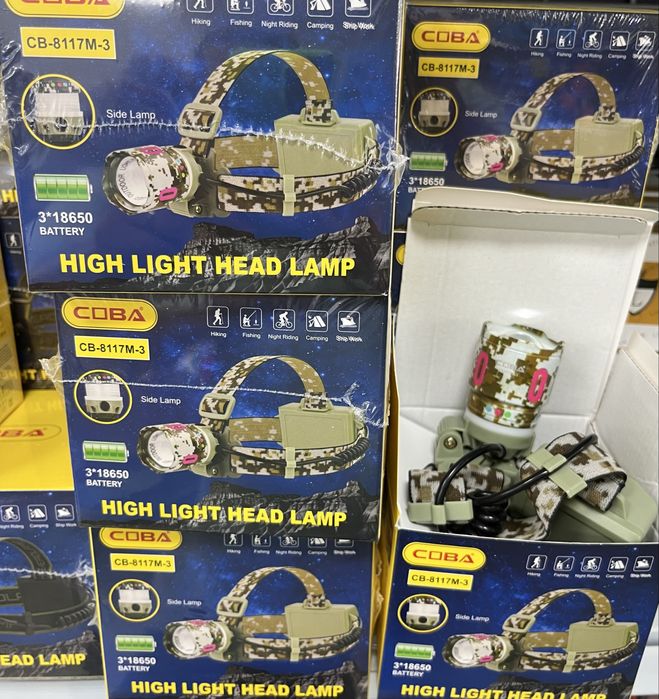 Lanterna de cabeça mais potente do mercado 3 baterias
