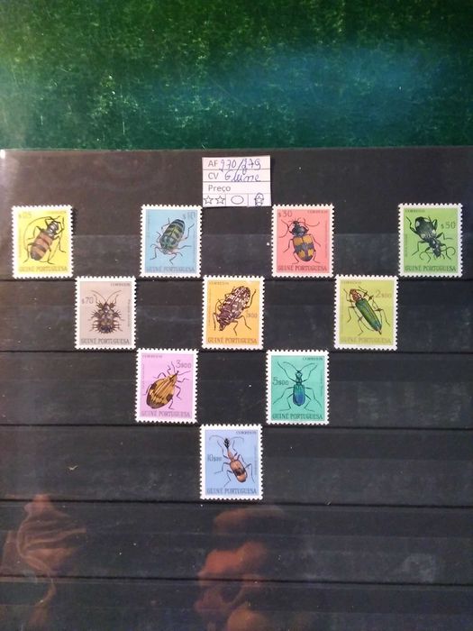 1953 GUINÉ Insetos Da Guiné MLH *