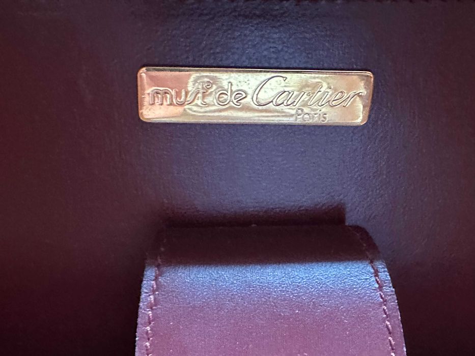 Pasta Executiva Cartier de Luxo – Genuína Vintage – Como Nova
