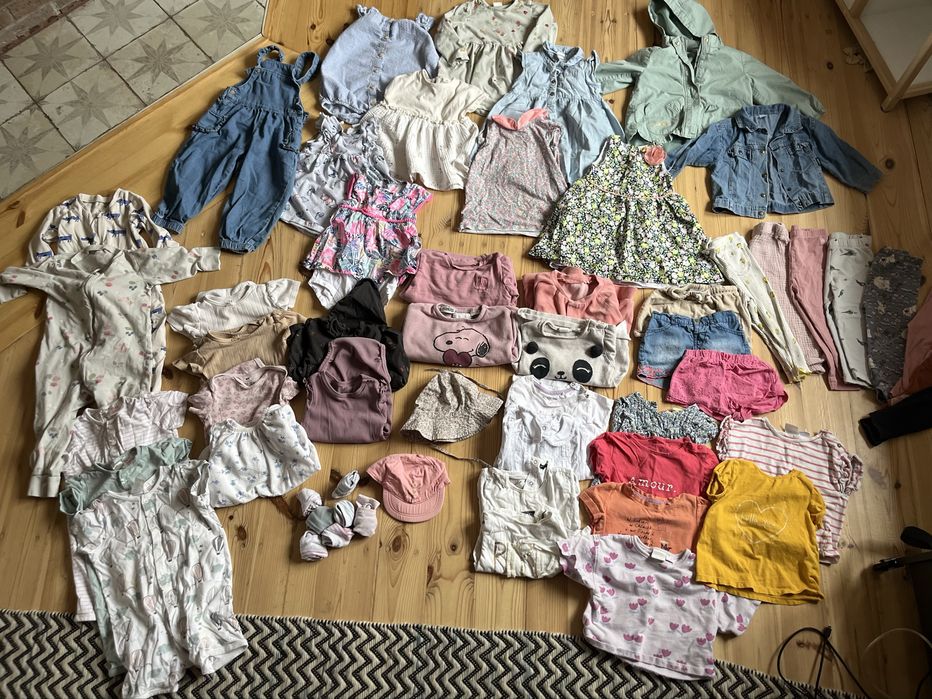 Mega paczka ciuchów na wiosne/ lato zara 86/92