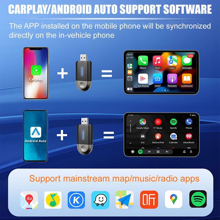 Бездротовий адаптер RC20 Wireless Smart Car Adapter
