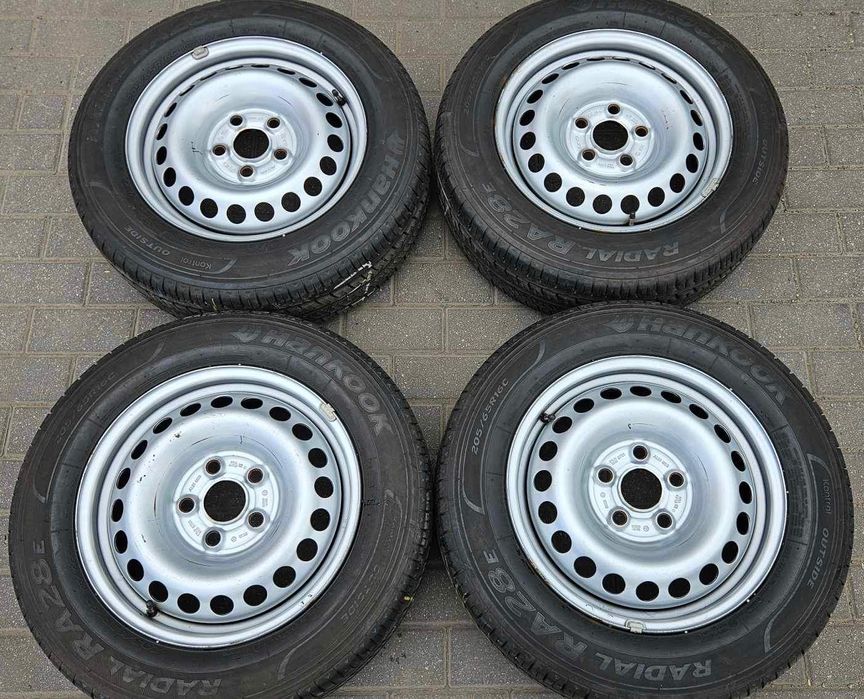 4x Felgi stalowe 16 5x120 ET51 VOLKSWAGEN T5 / T6 / T7 (9685)