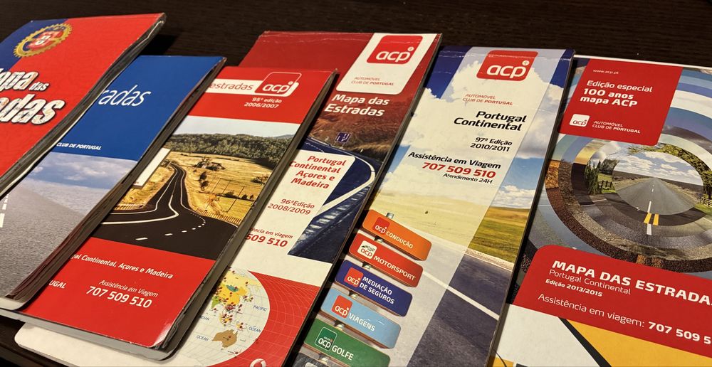 Lote de 7 Mapas ACP Vintage | 2002 a 2015