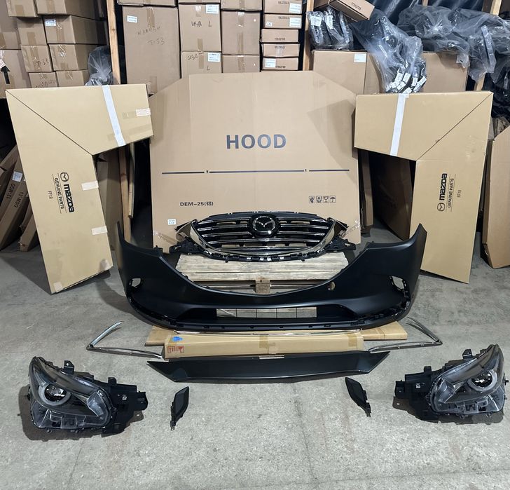 Бампер передній Mazda cx-9 2017-2024