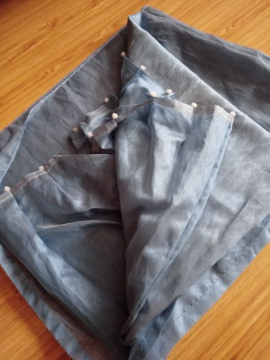 Тюль блакитного кольору, нова, 1 шт.