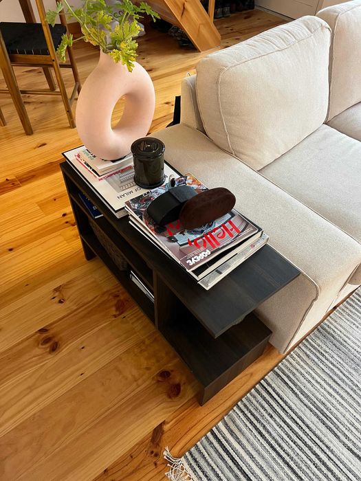 IKEA HOLMERUD, side table, dark brown