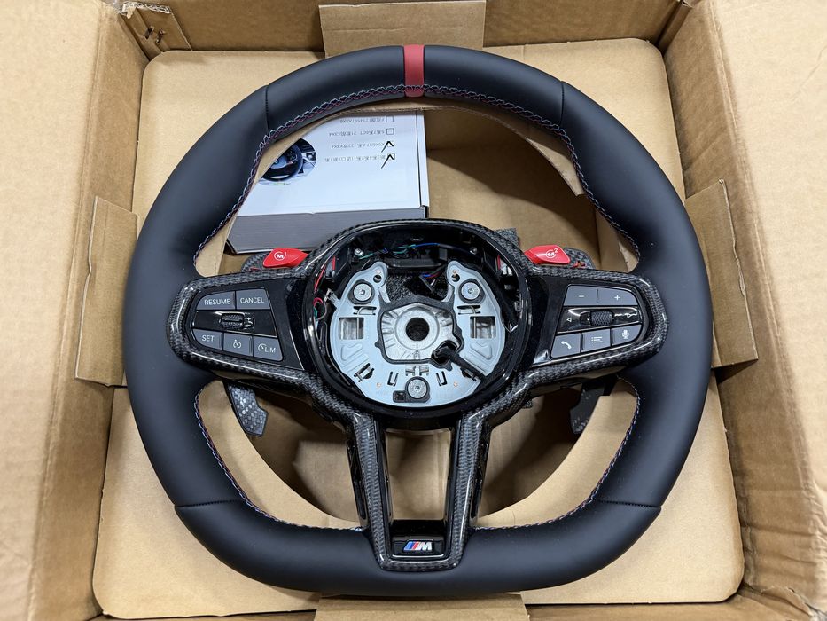 BMW M-пакет кермо LCI G Series, руль з подушкою airbag, карбон, M1, M2