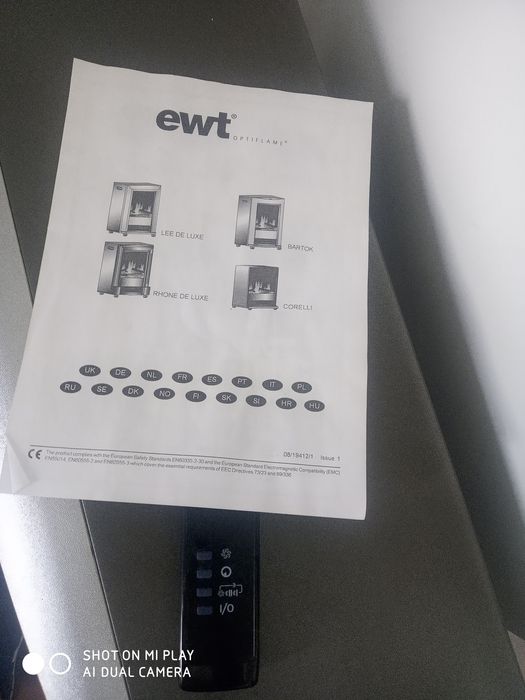 Lareira elétrica ewt