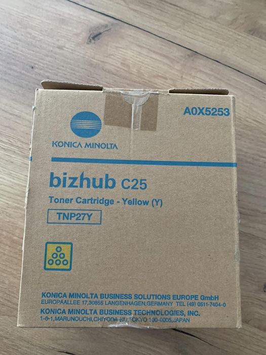 Тонер Konica Minolta bizhub С25 TNP-27Y A0X5253