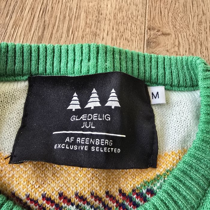 Sweter świąteczny hm m 38 light świecący święta sesja długi rękaw